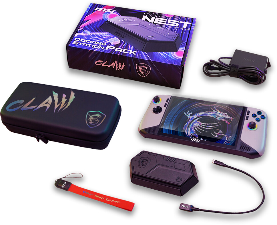 MSI Claw 8 AI+ 32 Go/1 To sandstorm Super Pack – Image 2